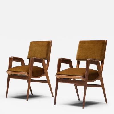 Cerused Art Deco Armchair France 1940s