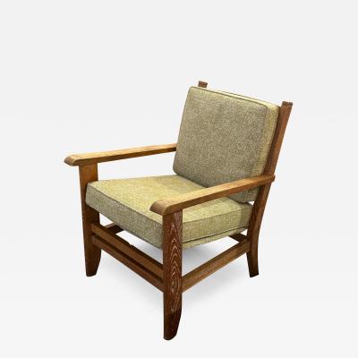 Cerused Oak Armchair French Reconstruction Period 