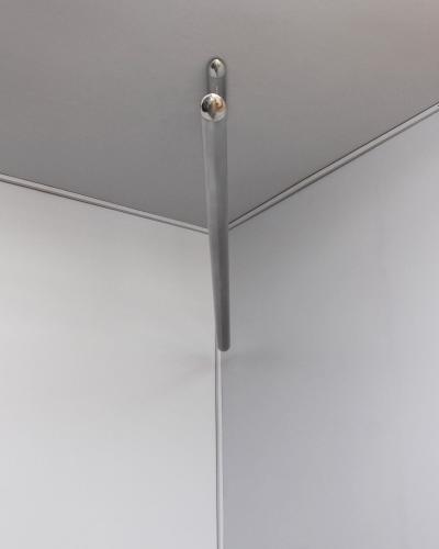 Cesar Putzeys Fine French 1960s Aluminum Chandeliers by Cesar Putzeys