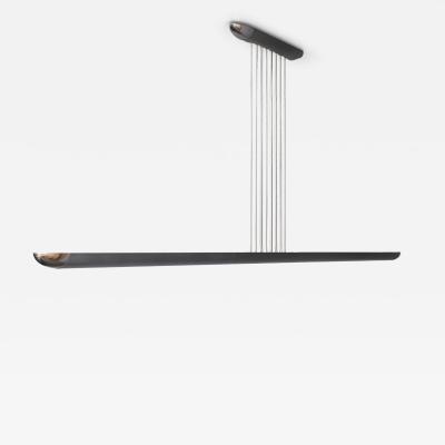 Cesar Putzeys Fine French 1960s Aluminum Chandeliers by Cesar Putzeys