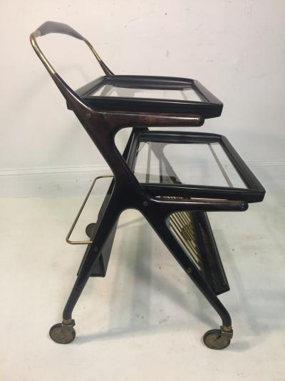 Cesare Lacca CESARE LACCA MID CENTURY MODERNIST BAR CART