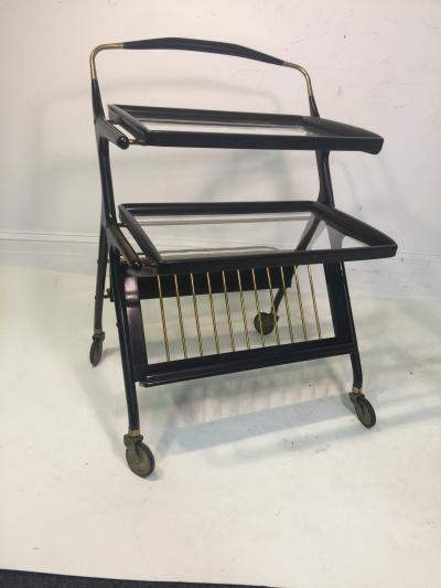Cesare Lacca CESARE LACCA MID CENTURY MODERNIST BAR CART