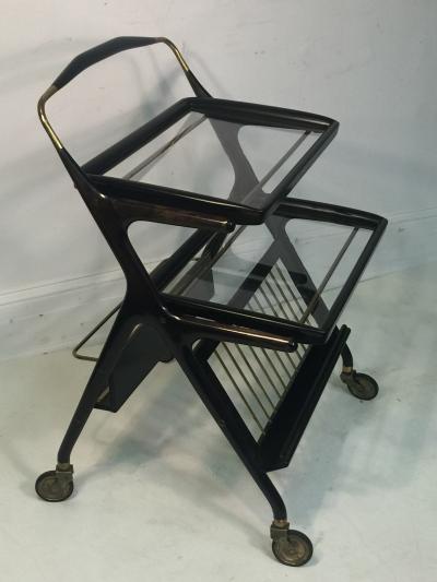 Cesare Lacca CESARE LACCA MID CENTURY MODERNIST BAR CART