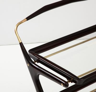Cesare Lacca Cesare Lacca Modernist 3 Tier Bar Cart