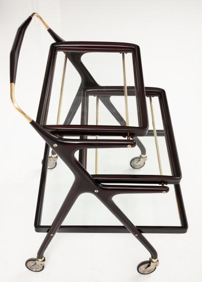 Cesare Lacca Cesare Lacca Modernist 3 Tier Bar Cart