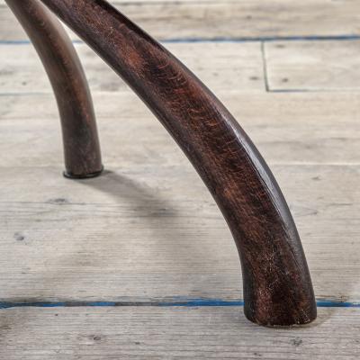 Cesare Lacca Cesare Lacca Wooden Coffee Table with Sculptured Structure 50s