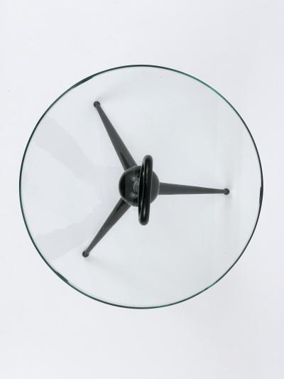 Cesare Lacca Elegant Mid Century Modern Tripod Side Table by Cesare Lacca Italy 1950s