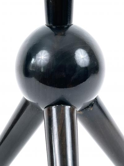 Cesare Lacca Elegant Mid Century Modern Tripod Side Table by Cesare Lacca Italy 1950s