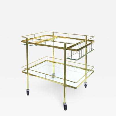 Cesare Lacca Italian Brass Barcart