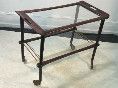 Cesare Lacca MID CENTURY ITALIAN BAR CART BY CESARE LACCA