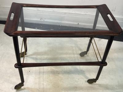 Cesare Lacca MID CENTURY ITALIAN BAR CART BY CESARE LACCA