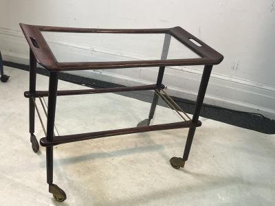 Cesare Lacca MID CENTURY ITALIAN BAR CART BY CESARE LACCA
