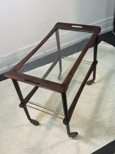 Cesare Lacca MID CENTURY ITALIAN BAR CART BY CESARE LACCA