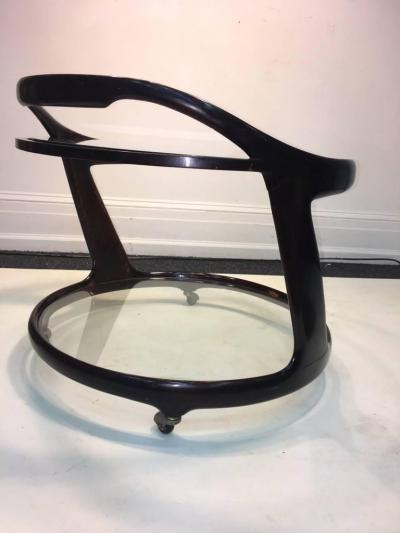 Cesare Lacca MODERNIST CESARE LACCA ROUND BAR CART