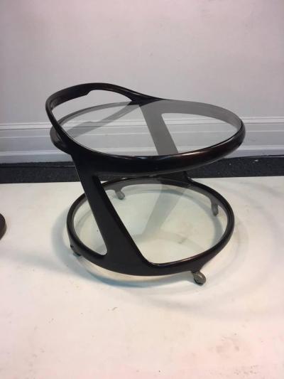 Cesare Lacca MODERNIST CESARE LACCA ROUND BAR CART
