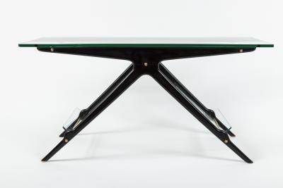 Cesare Lacca Mid Century Italian Coffee Table With Magazine Rack