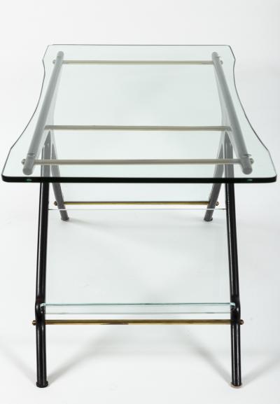 Cesare Lacca Mid Century Italian Coffee Table With Magazine Rack