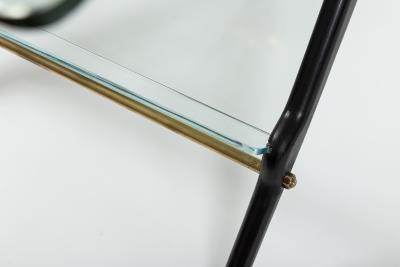 Cesare Lacca Mid Century Italian Coffee Table With Magazine Rack
