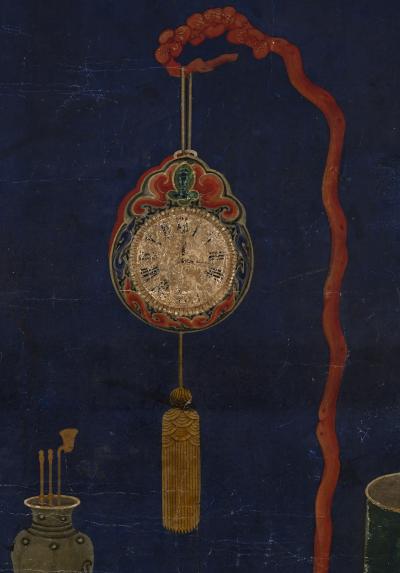 Chaekgeori painting 19th Century Joseon Books Scholars Accouterments 