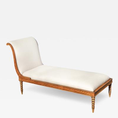 Chaise with Twist Legs