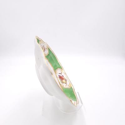 Chamberlains Armorial Oval Dish England circa 1780