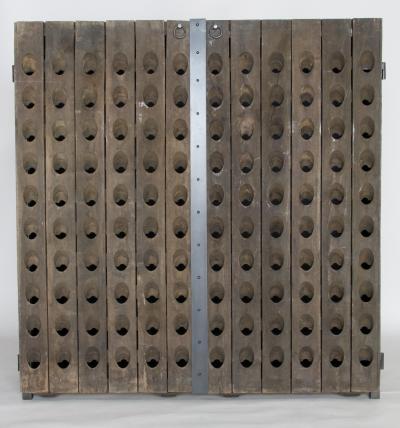 Champagne rack cabinet