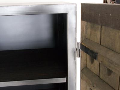 Champagne rack cabinet