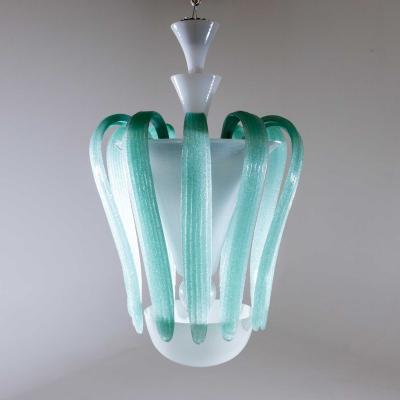 Chandelier by Tomaso Buzzi for Venini Italy 1930s