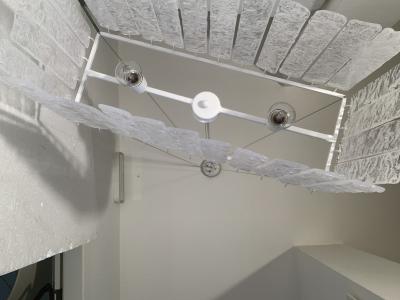 Chandelier murano glass sputnik pullegoso italian handmade