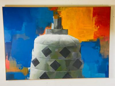 Chandra Johan EXCEPTIONAL MODERN PAINTING BY CHANDRA JOHAN