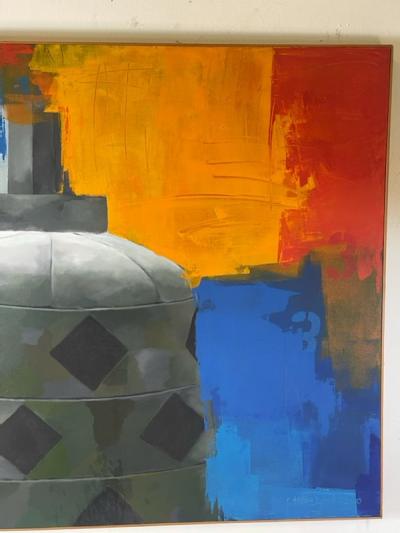 Chandra Johan EXCEPTIONAL MODERN PAINTING BY CHANDRA JOHAN