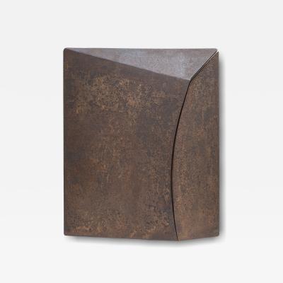 Chang Dawn Moon ABOUT DESTINY 2005 Oxidized steel wall sculpture