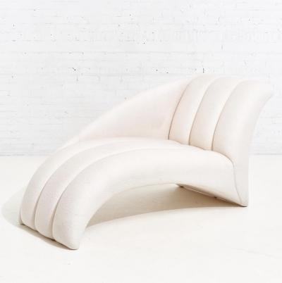 Channel Tufted Chaise Lounge by Vladimir Kagan 1980