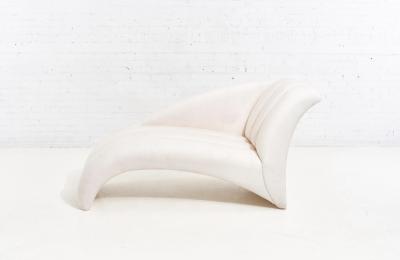 Channel Tufted Chaise Lounge by Vladimir Kagan 1980
