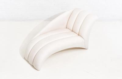 Channel Tufted Chaise Lounge by Vladimir Kagan 1980