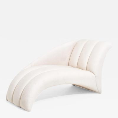 Channel Tufted Chaise Lounge by Vladimir Kagan 1980