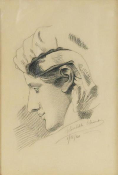 Charcoal Portrait of a Woman