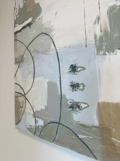 Charissa Owens The Path Between Us Mixed Media Abstract Painting 2021