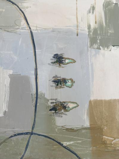 Charissa Owens The Path Between Us Mixed Media Abstract Painting 2021