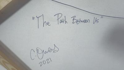 Charissa Owens The Path Between Us Mixed Media Abstract Painting 2021