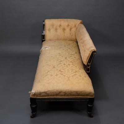 Charles Bevan Charles Bevan Marsh Jones Aesthetic Movement button back chaise lounge