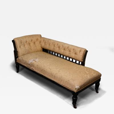 Charles Bevan Charles Bevan Marsh Jones Aesthetic Movement button back chaise lounge