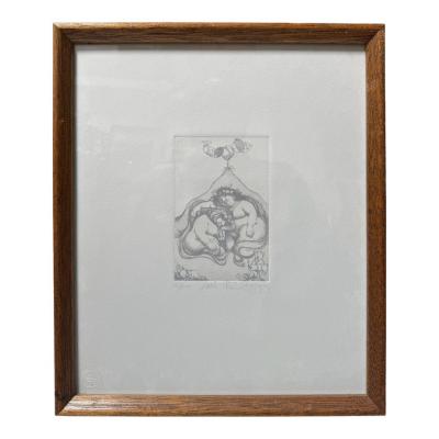 Charles Bragg Charles Bragg Seven Deadly Sins Signed Engraving Print Sloth