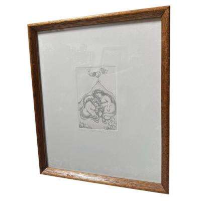 Charles Bragg Charles Bragg Seven Deadly Sins Signed Engraving Print Sloth