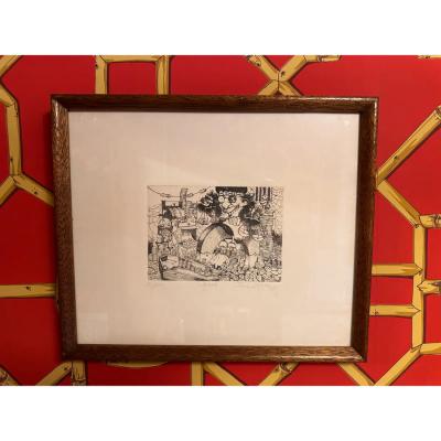 Charles Bragg Charles Bragg Seven Deadly Sins Surrealist Lithograph Set