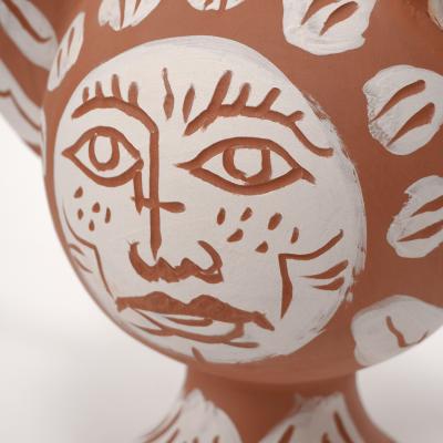 Charles Brun Theremin RED HYPNOS Ceramic winged vase