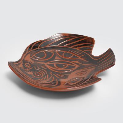 Charles Brun Theremin SEA SLIDE Original ceramic dish