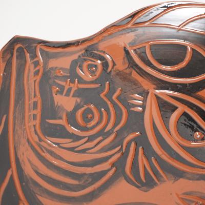 Charles Brun Theremin SEA SLIDE Original ceramic dish