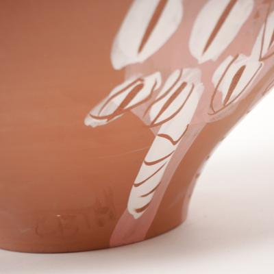Charles Brun Theremin THE WAY HE SINGS Large ceramic winged vase