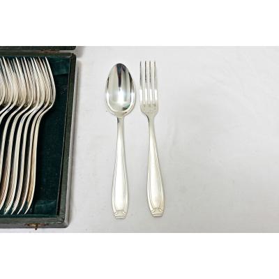 Charles Christofle 24 Piece Cutlery Service by Charles Christofle